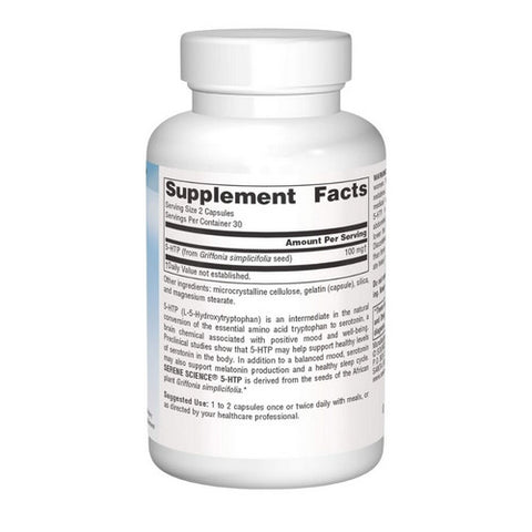 Source Naturals, 5-HTP, 50 mg, 60 caps