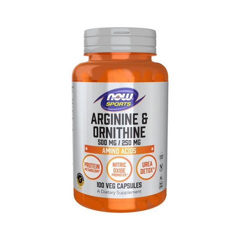 Now Foods, L-Arginine & Ornithine, 100 Caps