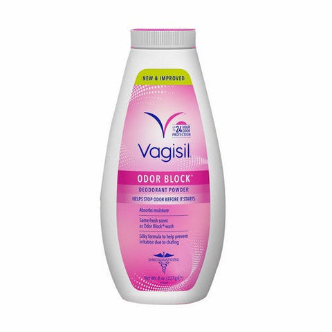 Vagisil, Odor Block Deodorant Powder, 8 Oz Vagisil