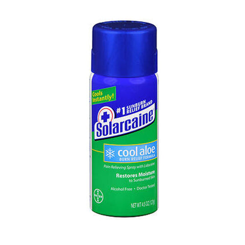 Solarcaine, Cool Aloe Burn Relief Spray, 4.5 Oz Solarcaine