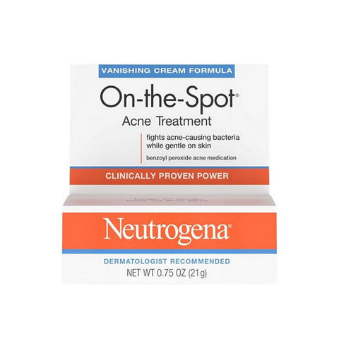 Neutrogena, On-The-Spot Acne Treatment Vanishing Cream Formula, 0.75 oz