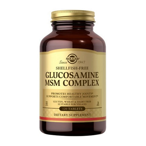 Solgar, Glucosamine Msm Complex, 120 Tabs Solgar