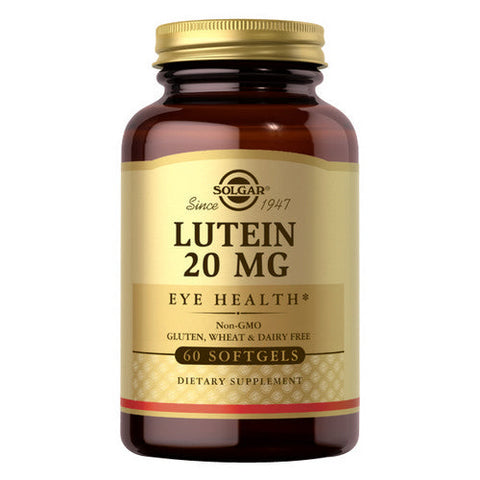 Solgar, Lutein, 20 Mg, 60 Softgels Solgar