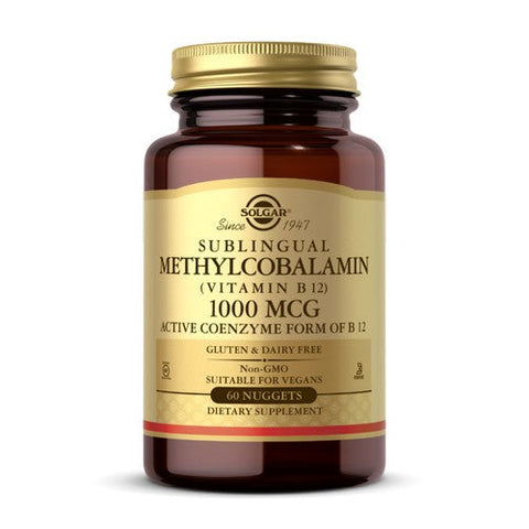 Solgar, Methylcobalamin Vitamin B12, 1000 Mcg, 60 Nuggets Solgar