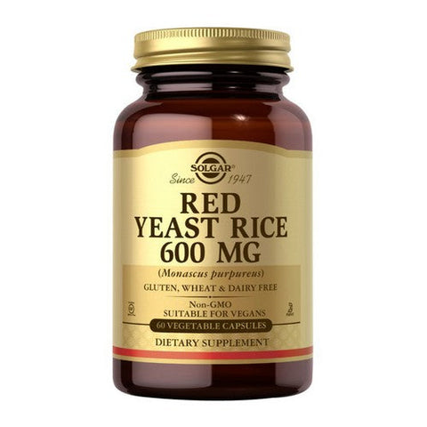 Solgar, Red Yeast Rice, 600 mg, 60 Veg Caps Solgar