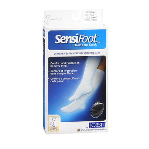 Jobst, Sensifoot Knee High Black Socks, Small each