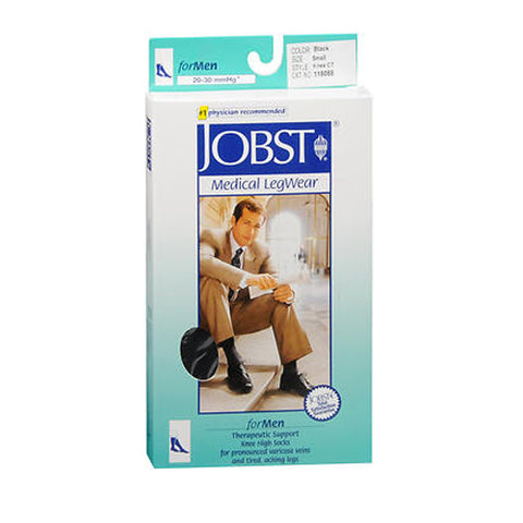 Jobst, Firm Support Over-The-Calf Dress Socks Black, Small each