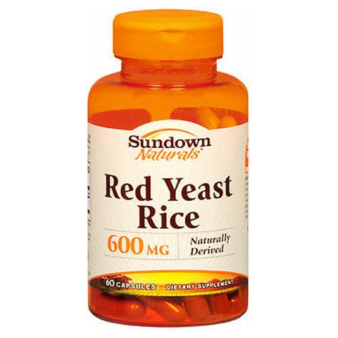 Sundown Naturals, Red Yeast Rice, 600 Mg, 60 Caps Sundown Naturals