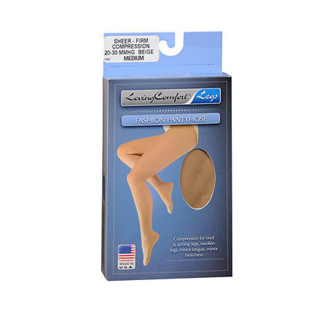 Scott Specialties, Scott Specialties Pantyhs 20-30 Beige Sheer Medium, 20-30 BEIGE SHEER, KPP MEDIUM 1 each