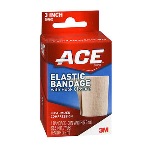 Ace, Elastic Bandage With Hook Closure 3 Inch, 1 Each Ace