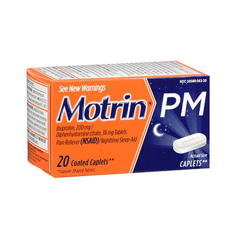 Motrin, Pm Coated Caplets, 20 caplets