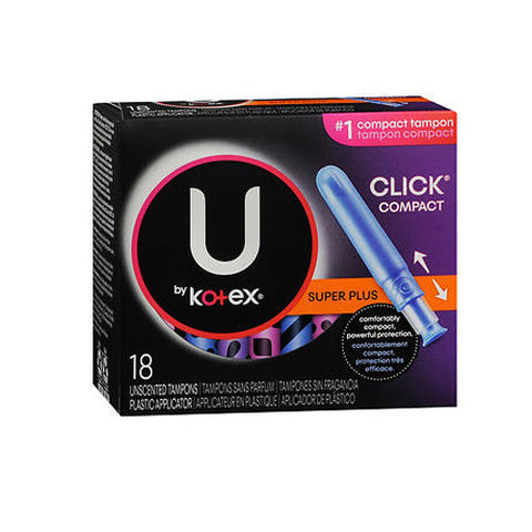 U By Kotex, Click Tampon Super Plus, 18 Count U By Kotex