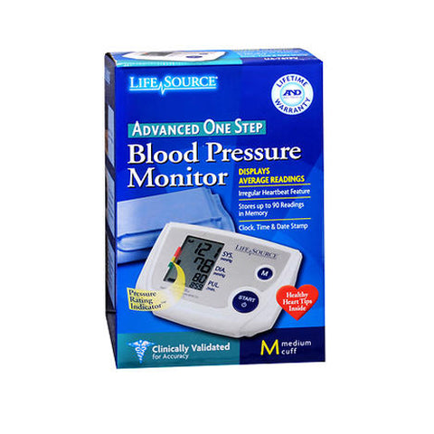 Lifesource, One Step Medium Cuff Advanced Blood Pressure Monitor, each