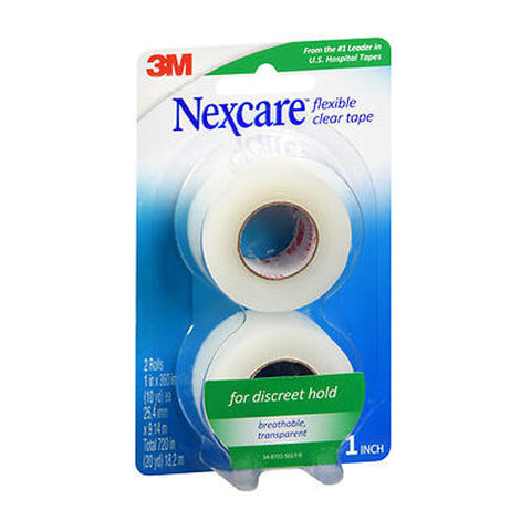 Nexcare, Flexible Tape 1 Inch X 10 Yard Clear, 20 Yard Nexcare