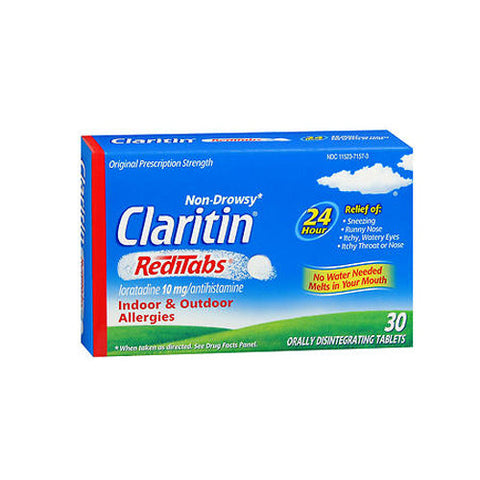 Claritin, Loratadine Antihistamine 24 Hour Allergy Reditabs, 10 Mg, 30 Tabs Claritin