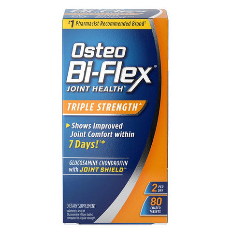 Osteo Bi-Flex, Triple Strength Glucosamine Chondroitin With Joint Shield, 80 Tabs Osteo Bi-Flex