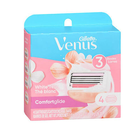 Gillette, Venus Comfortglide Cartridges White Tea, 4 Count Gillette