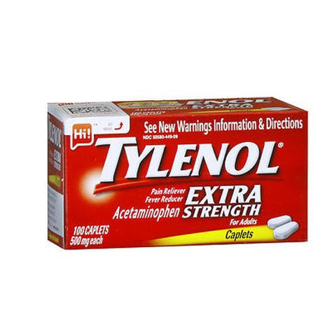 Tylenol, Extra Strength Pain Reliever Fever Reducer, 500 mg, 100 tabs Tylenol