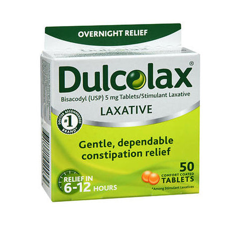 Dulcolax, Stimulant Laxative Comfort Coated Tablets, 50 Count Dulcolax