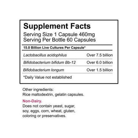 Florajen, Acidophilus Potent Probiotic, 30 Caps Florajen