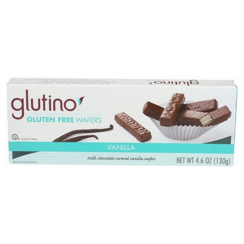Glutino, Gluten Free Wafer Cookies Vanilla, 4.6 Oz(Case Of 12)