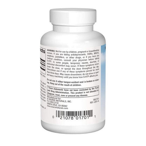 Source Naturals, 5-HTP, 50 mg, 60 caps Source Naturals