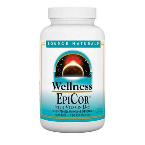 Source Naturals, Epicor with Vitamin D-3, 500 mg, 120 caps