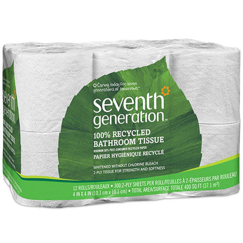 Seventh Generation, Bathroom Tissue Paper, 12 Count(Case Of 4)