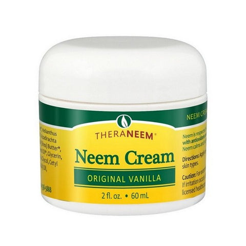 TheraNeem Naturals, Neem Cream, Vanilla 2 OZ