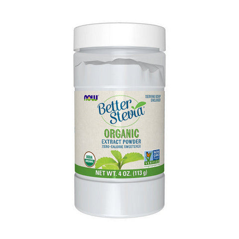 Now Foods, BetterStevia Organic Extract Powder, 4 oz Now Foods