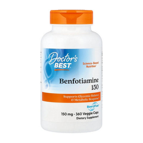 Doctors Best, Benfotiamine, 150 mg, 360 Veggi Caps
