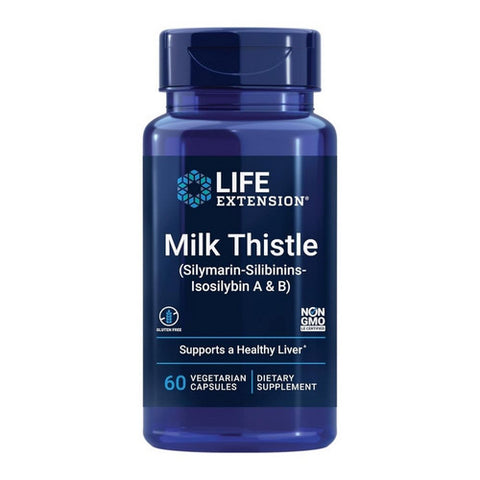 Life Extension, Certified European Milk Thistle, 750 mg, 60 Vcaps