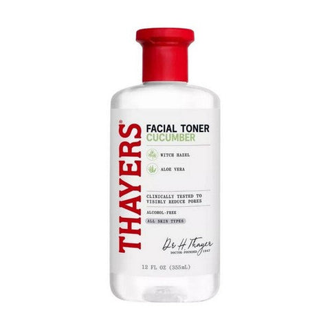 Thayers, Witch Hazel Facial Toner Alcohol-Free Cucumber, 12 Oz
