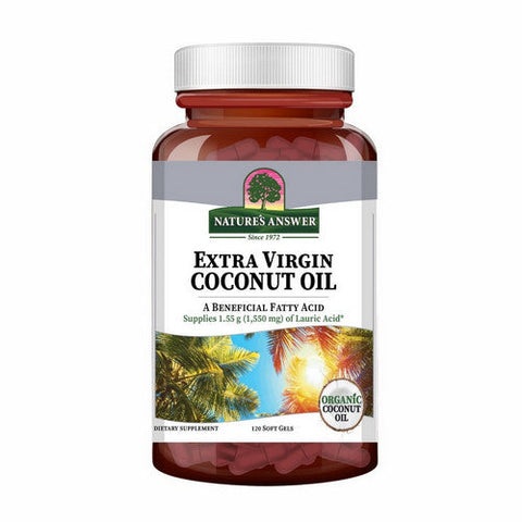 Nature's Answer, Extra Virgin Coconut Oil, 120 Softgels Nature's Answer