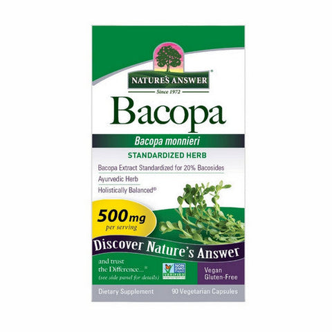 Nature's Answer, Bacopa, 500 Mg, 90 Veg Caps Nature's Answer