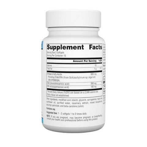 Source Naturals, Omega-3 Vegan EPA-DHA, 350 mg, 30 sgels