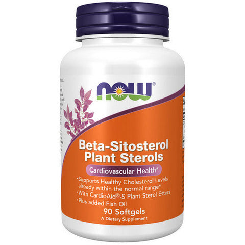 Now Foods, Beta-Sitosterol Plant Sterols, 90 SOFTGELS Now Foods