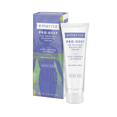 Emerita, Pro-Gest Cream With Lavender, 4 OZ Emerita