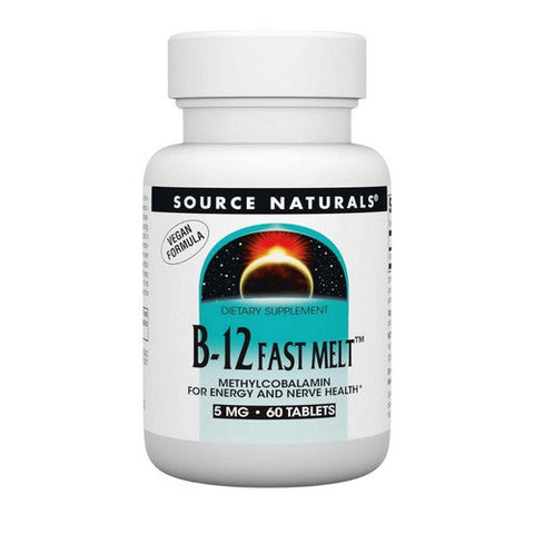 Source Naturals, Methylcobalamin Fast Melt, 60 TABS Source Naturals