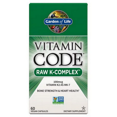 Garden of Life, Vitamin code, Raw K-Complex 60 vcaps