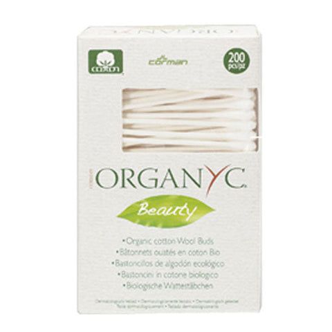 Organyc, Beauty Cotton Swabs, 200 CT Organyc