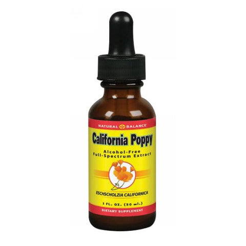 Natural Balance (Formerly known as Trimedica), California Poppy Extract, 1 oz Natural Balance (Formerly known as Trimedica)