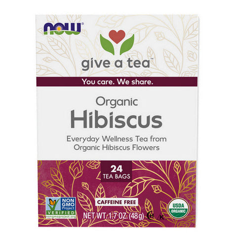 Now Foods, Organically Hip Hibiscus Tea, 24 bags Now Foods