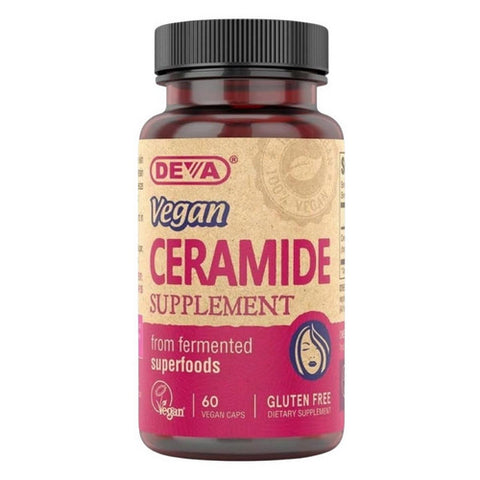 Deva Nutrition, Vegan Ceramide Skin Support, 60 TABS