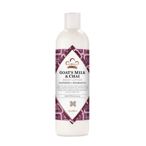 Nubian Heritage, Body Lotion, Goats Milk and Chai 13 OZ Nubian Heritage