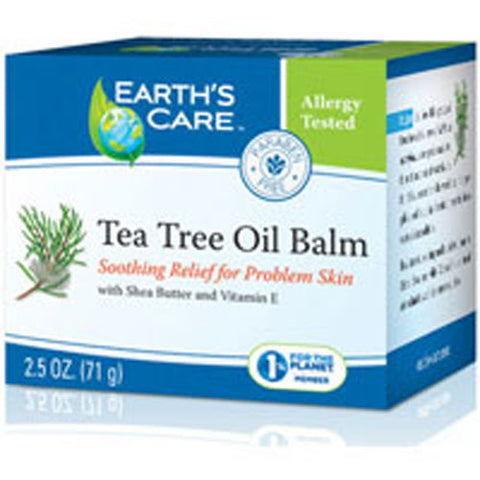 Earth's Care, Tea Tree Oil Balm 100% Natural, 2.5 OZ Earth's Care
