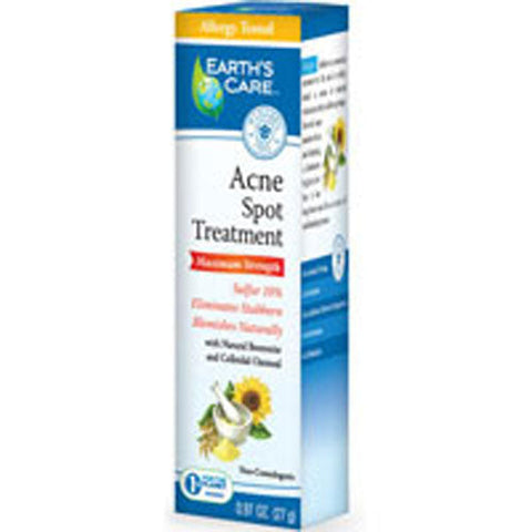 Earth's Care, Acne Spot Treatment-10% Sulfur, 0.97 OZ Earth's Care