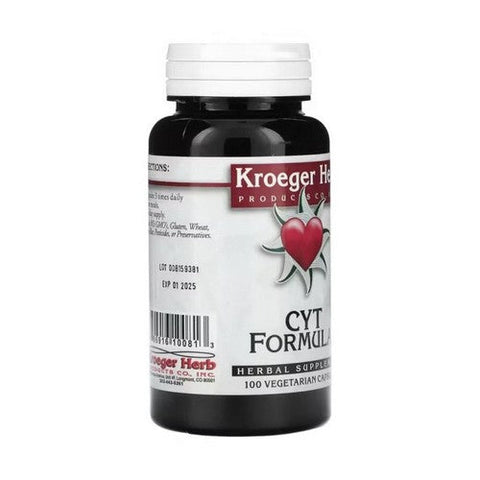 Kroeger Herb, CYT Formula, 650 Mg, 100 Veg Caps Kroeger Herb