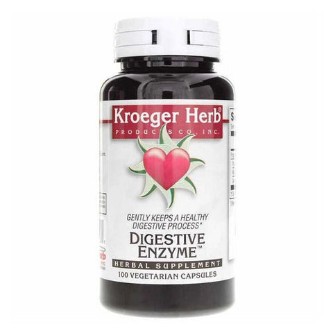 Kroeger Herb, Digestive Enzyme, 100 VCaps Kroeger Herb
