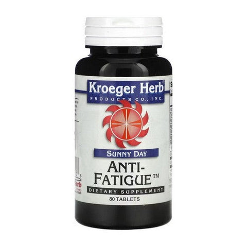 Kroeger Herb, Sunny Day Anti Fatigue, 80 Tabs Kroeger Herb